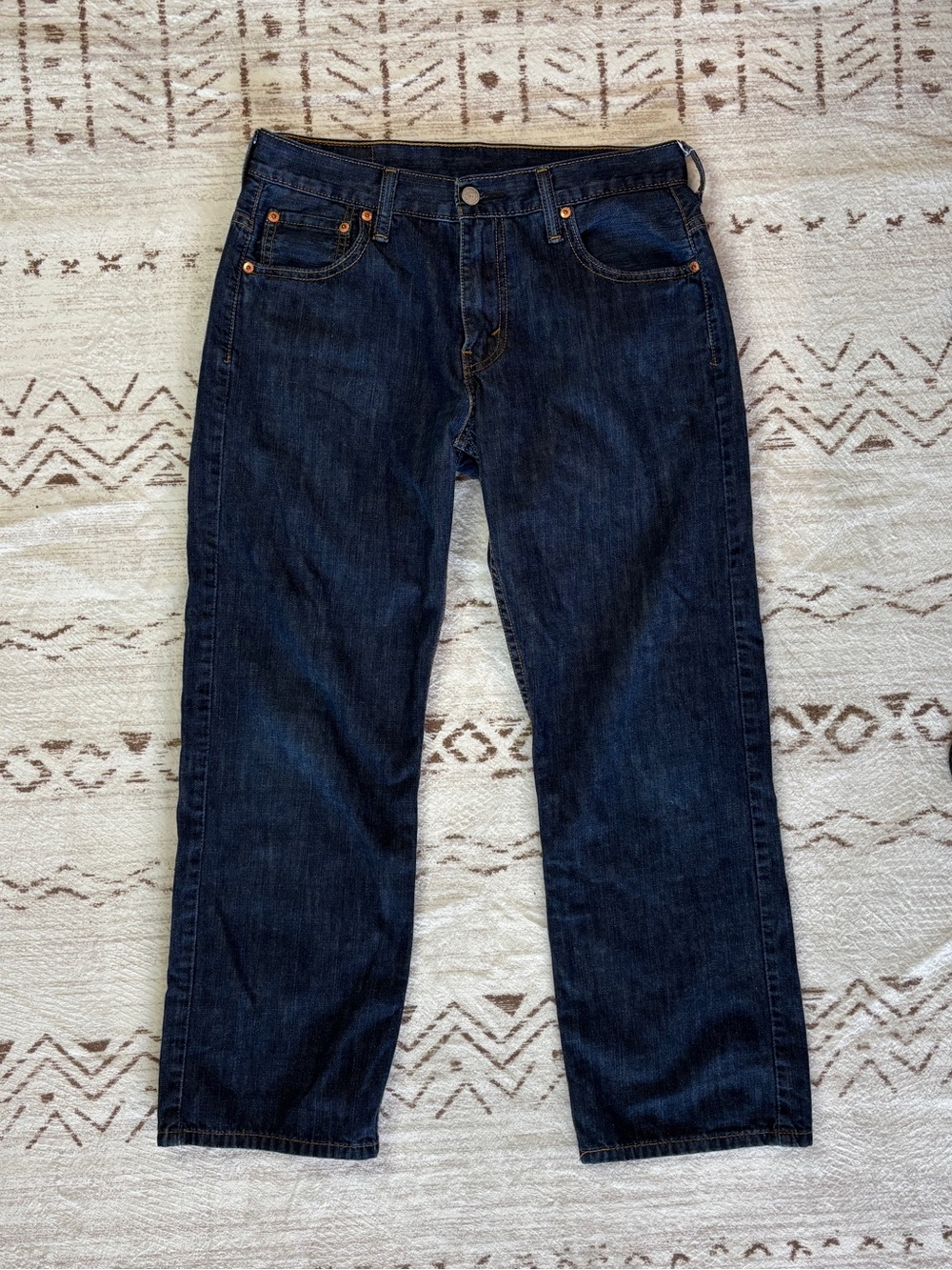 Levi’s 569 Loose Straight Jeans Men’s 30x30 Dark Wash 100% Cotton